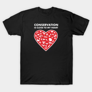 Arthropods Conservation Heart T-Shirt